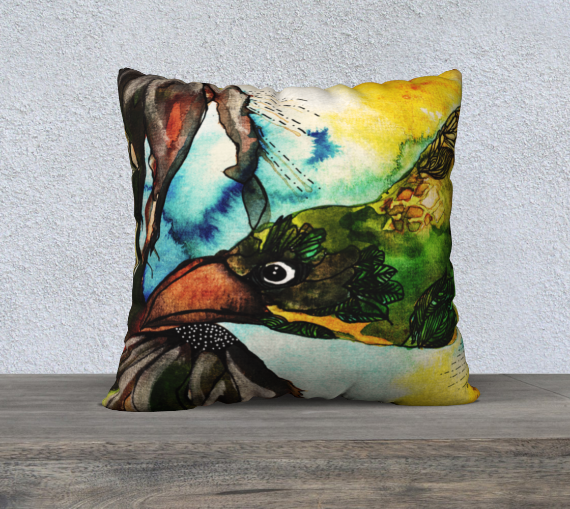 Honey Eater Cushion