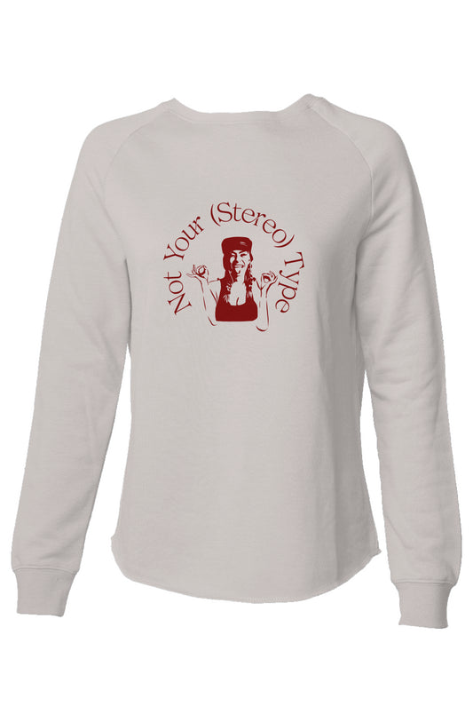 (Stereo)type White Sweatshirt