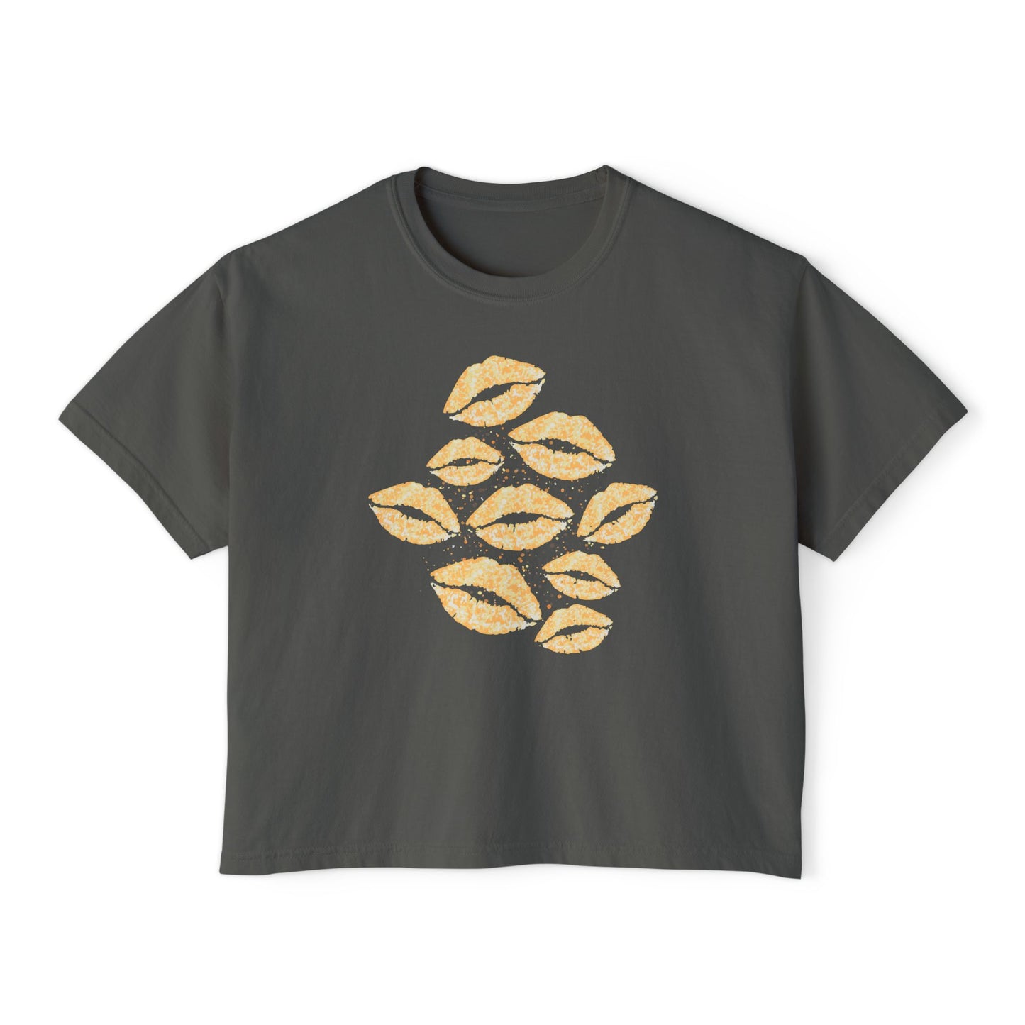 Golden Smooches Boxy Crop