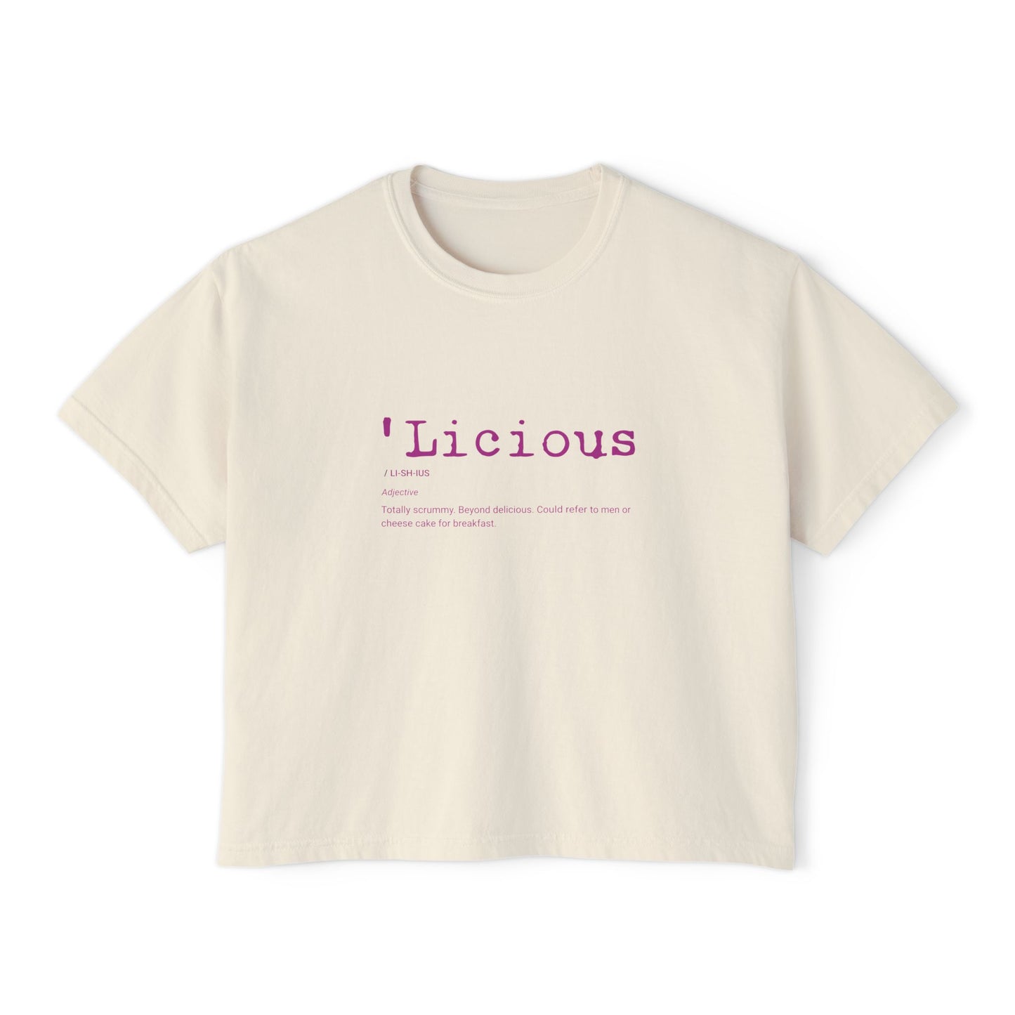 'Licious Boxy Crop