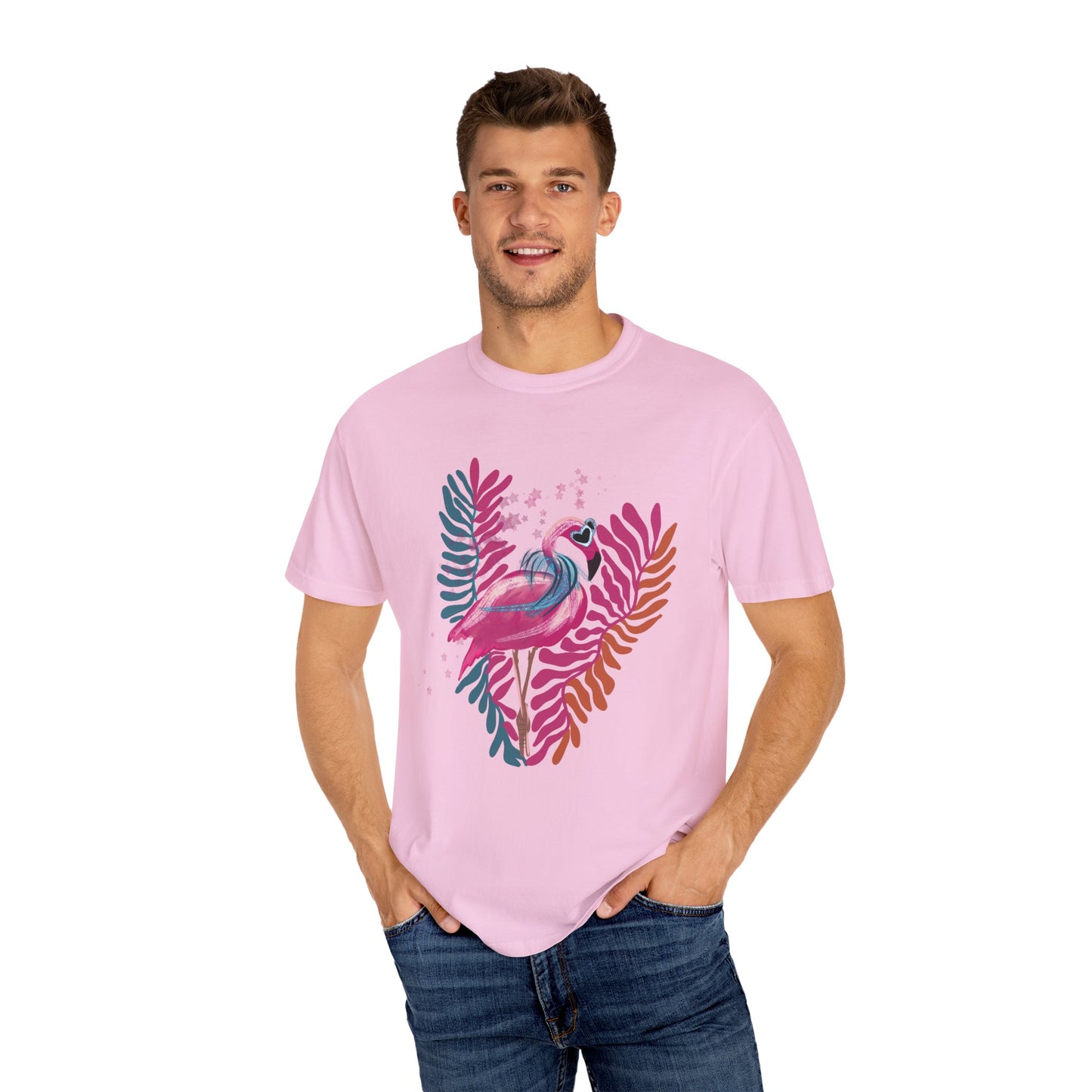 Flamingo Queen Summer Boxy Tee