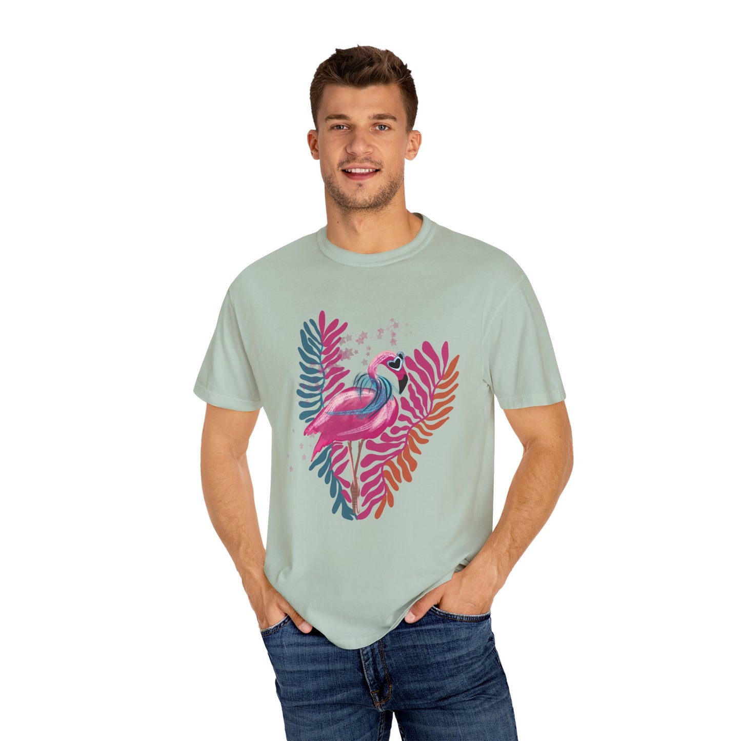 Flamingo Queen Summer Boxy Tee