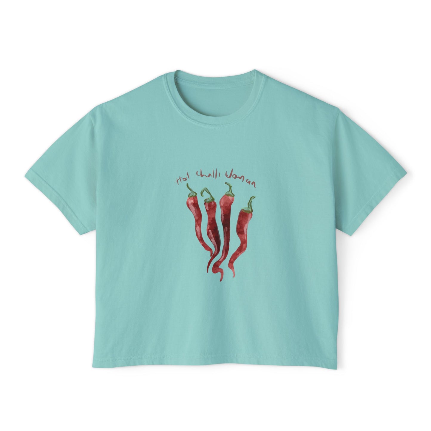 Hot Chilli Woman Boxy Crop