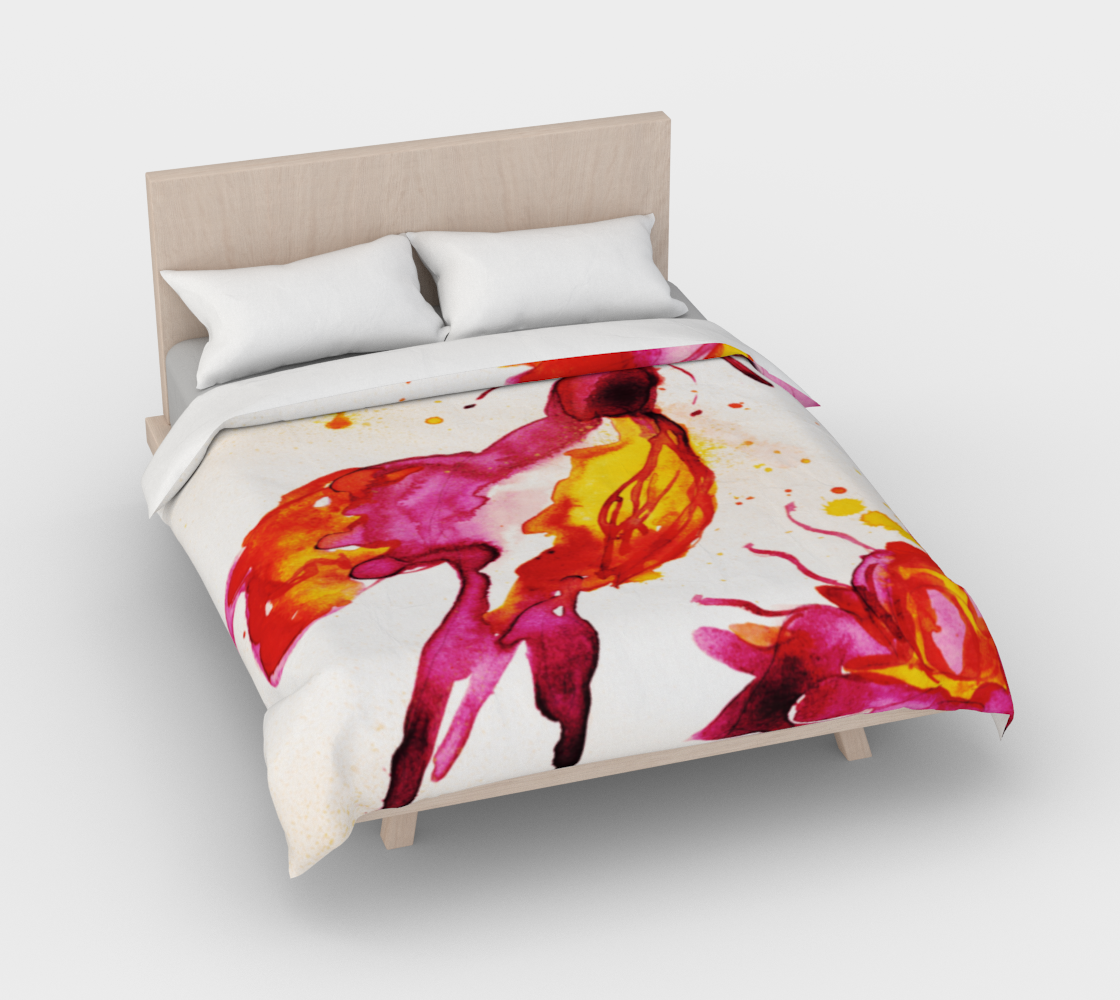 Yellow Belly Duvet Cover