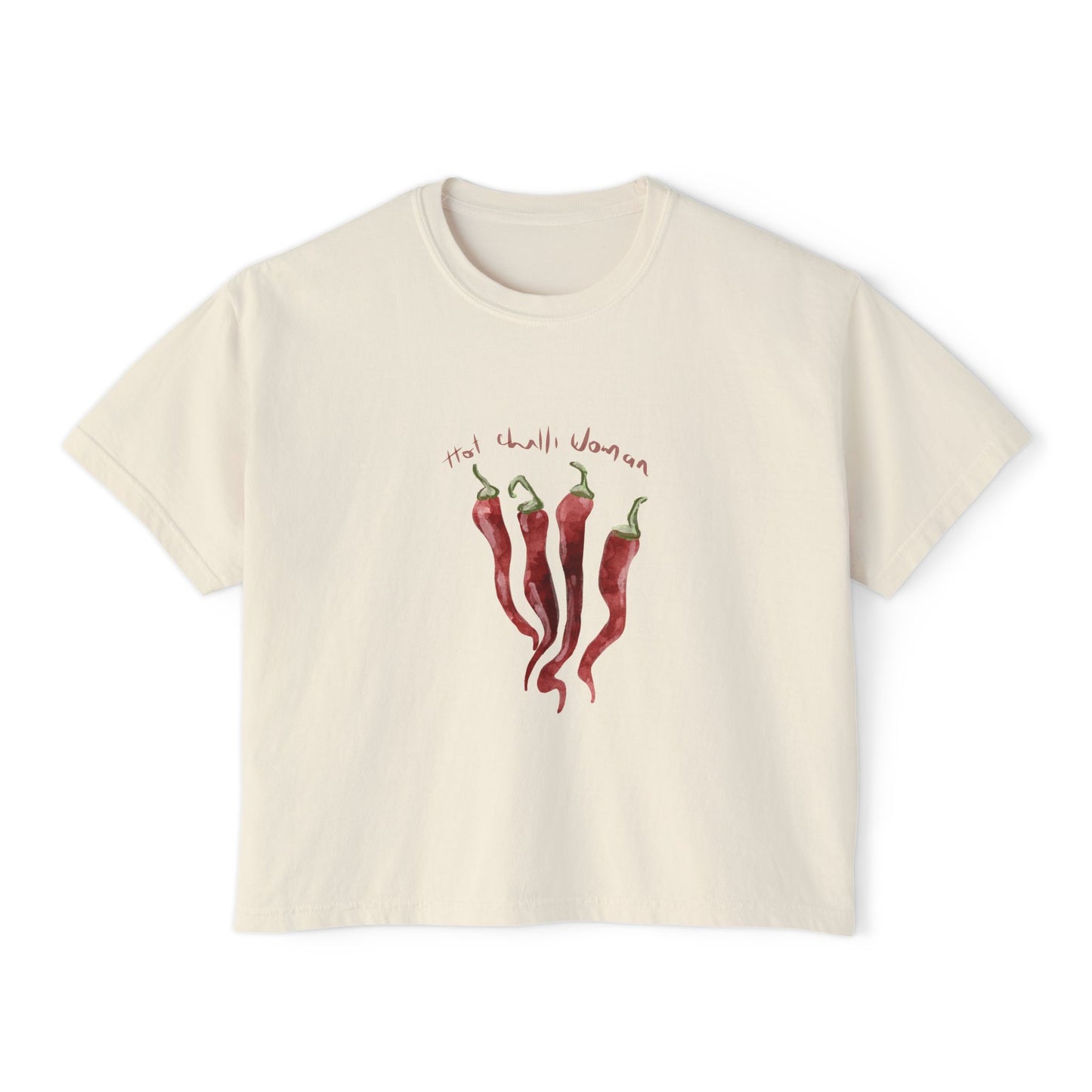 Hot Chilli Woman Boxy Crop