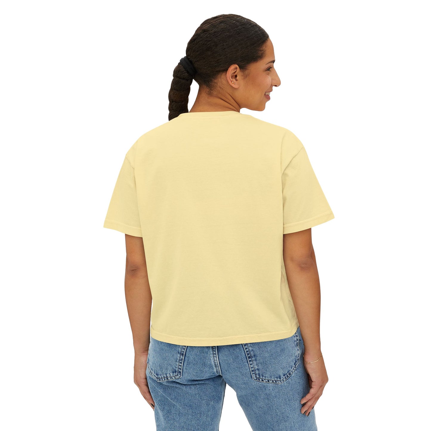 Born To Run Boxy Crop Tee