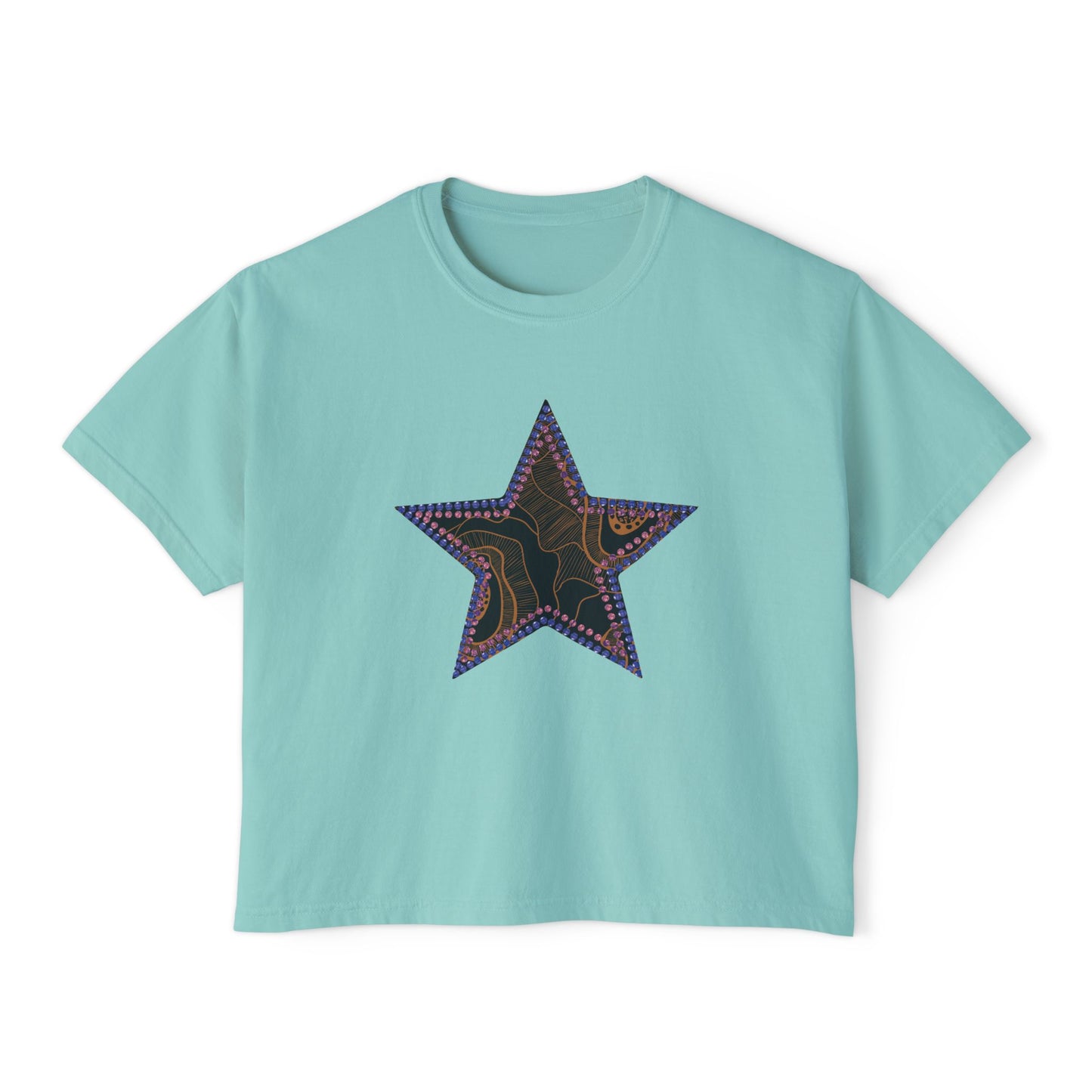 Shine Like It Does Boxy Crop Tee