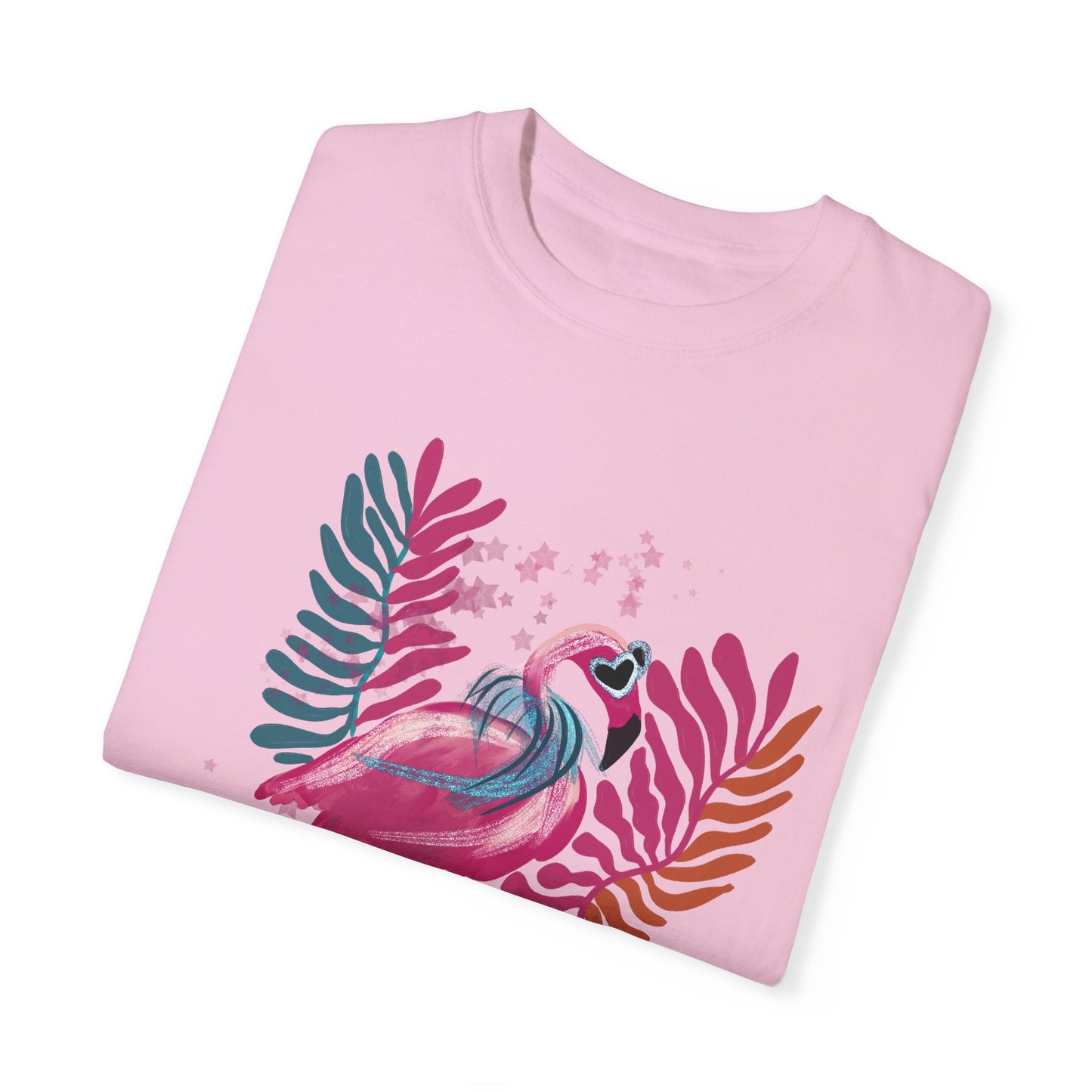 Flamingo Queen Summer Boxy Tee