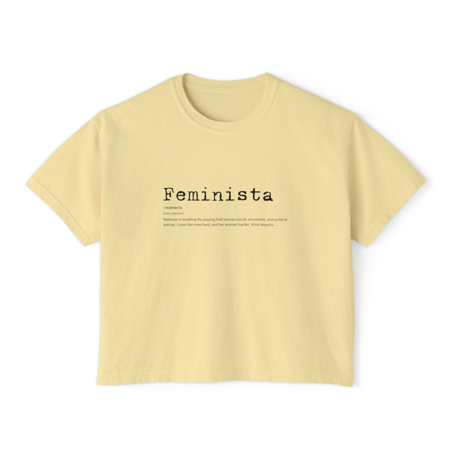 Feminista Boxy Crop