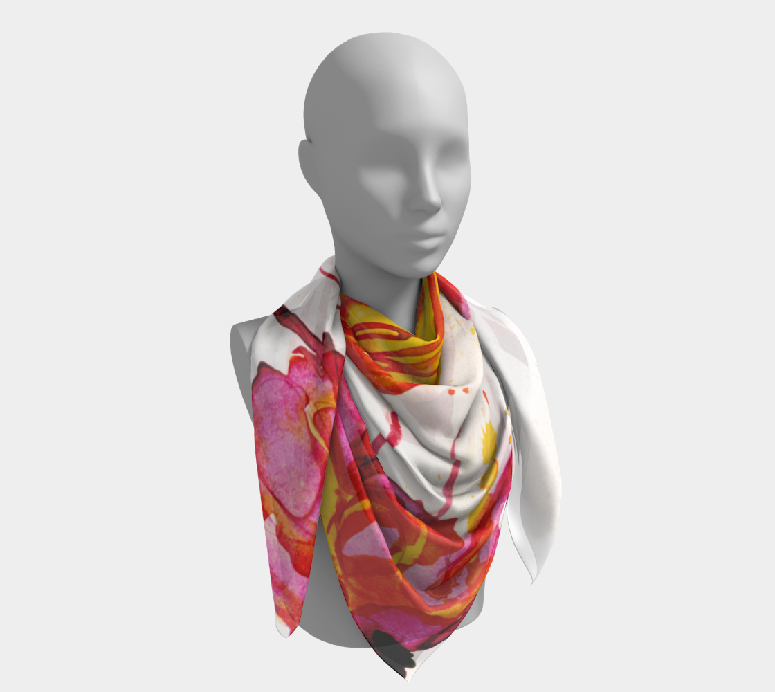 Yellow Belly Art Print Scarf