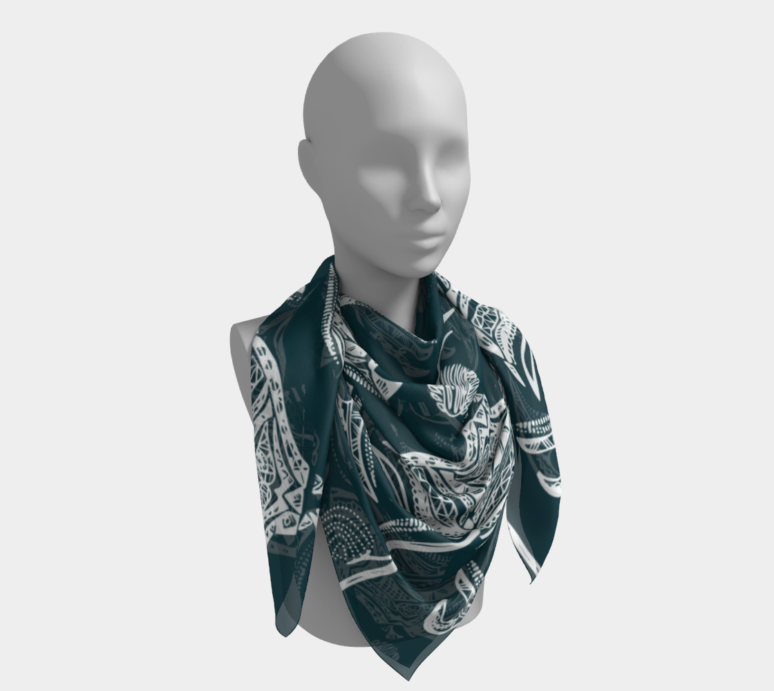 Petrol Rays Scarf