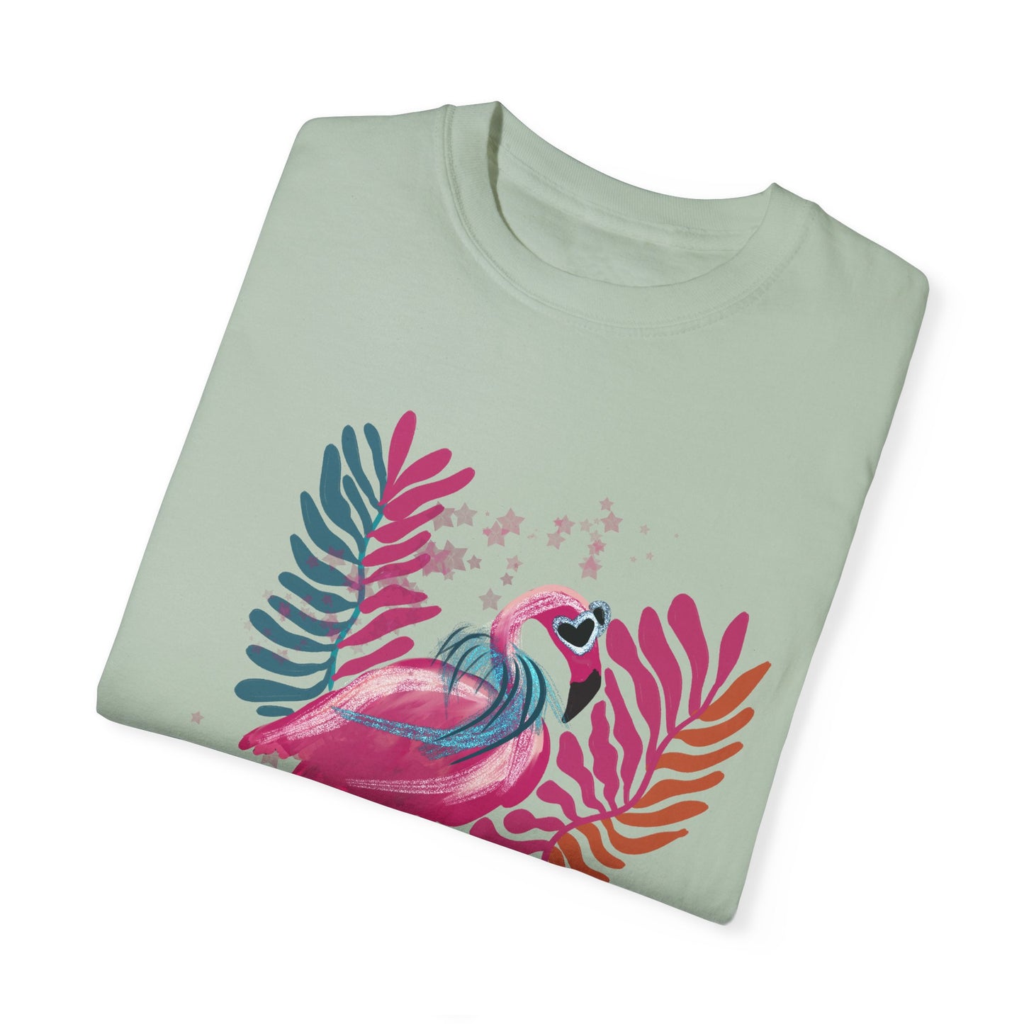 Flamingo Queen Summer Boxy Tee