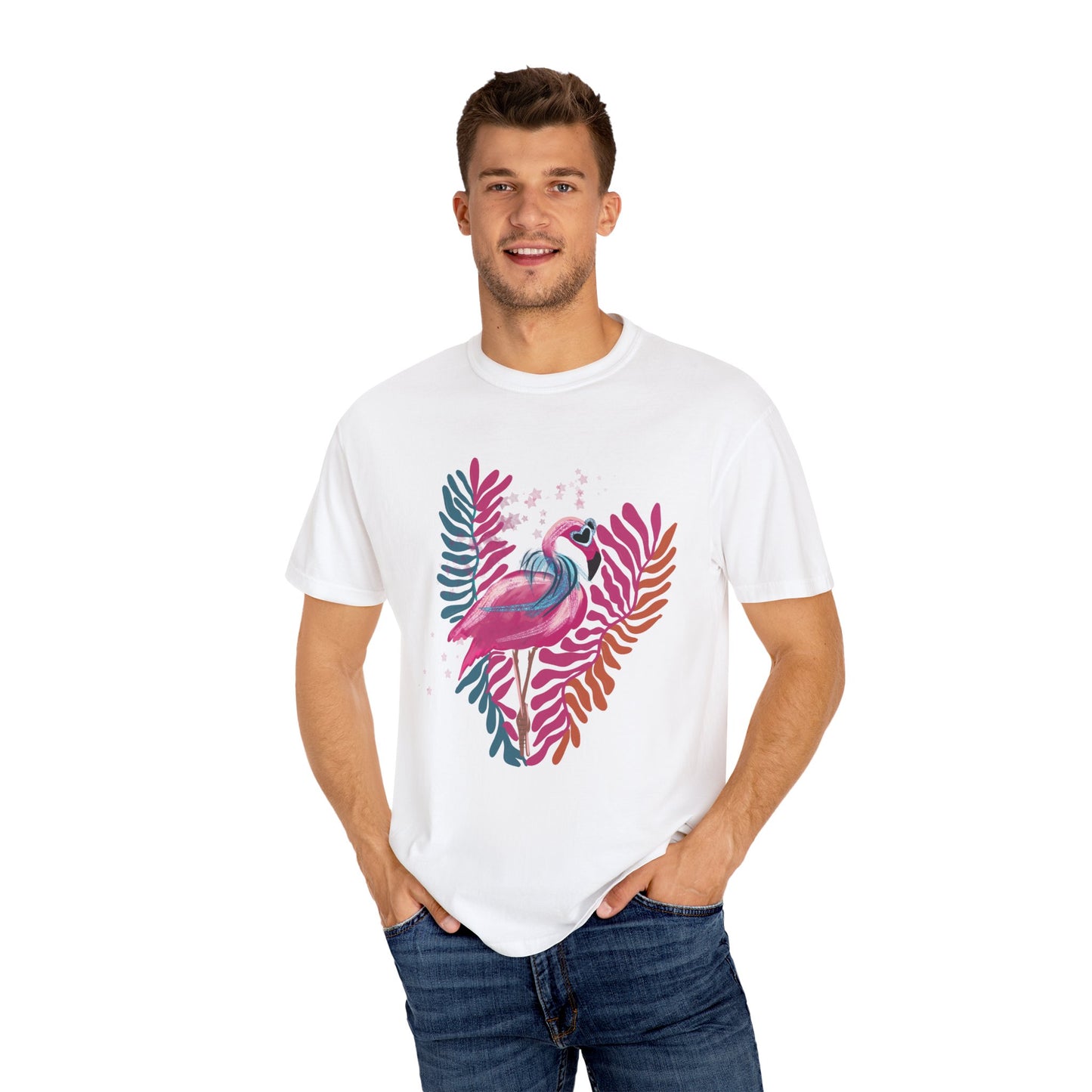 Flamingo Queen Summer Boxy Tee