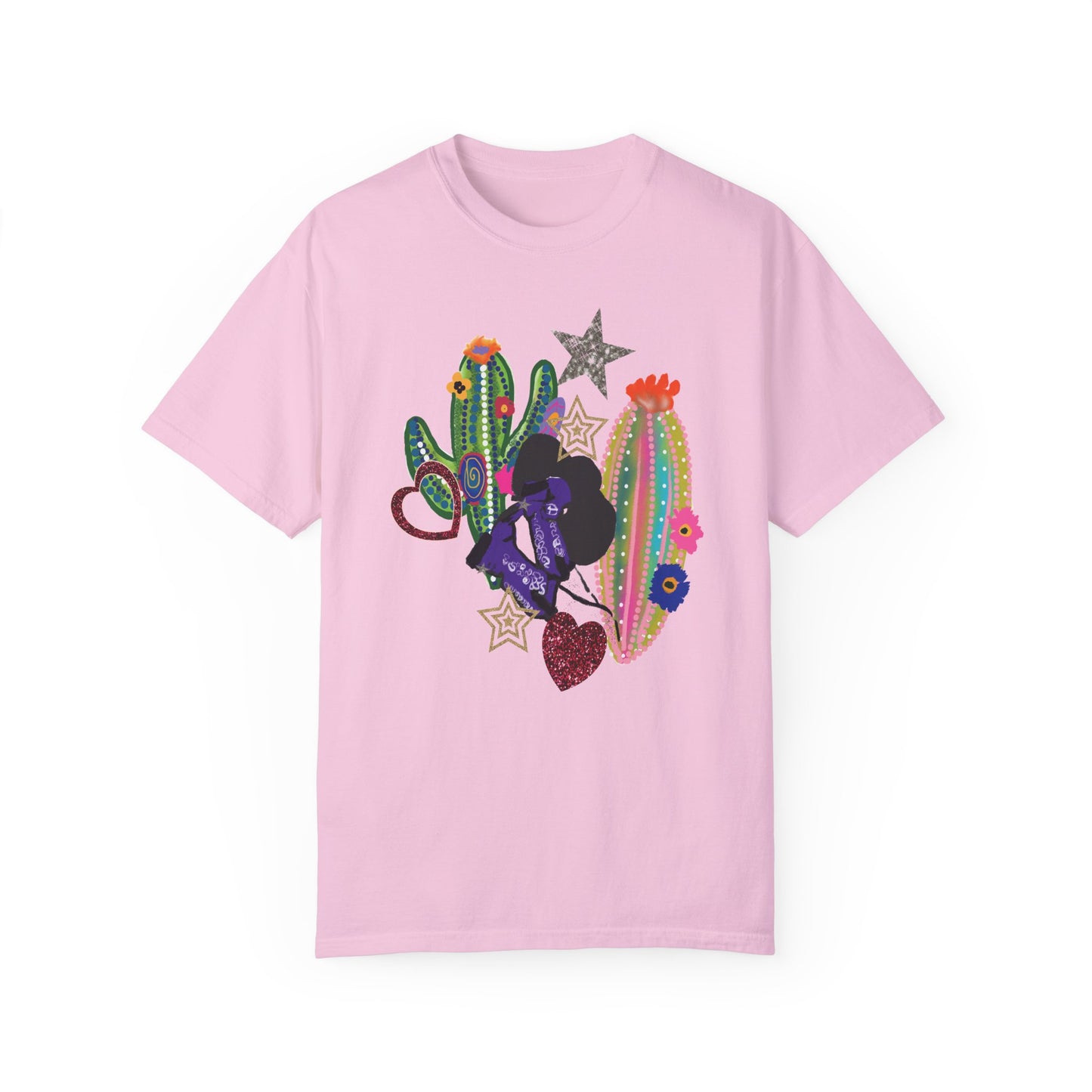 Purple Boots Summer Boxy Tee