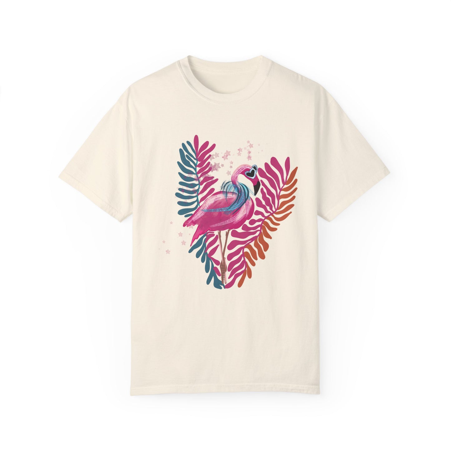 Flamingo Queen Summer Boxy Tee