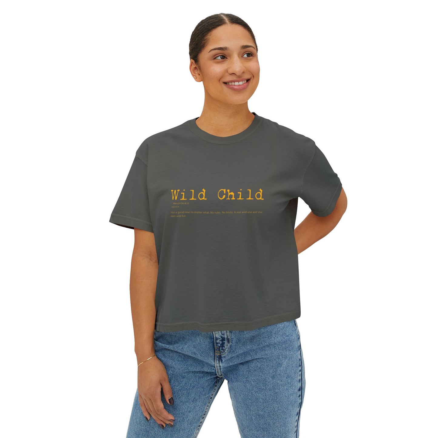 Wild Child Boxy Crop