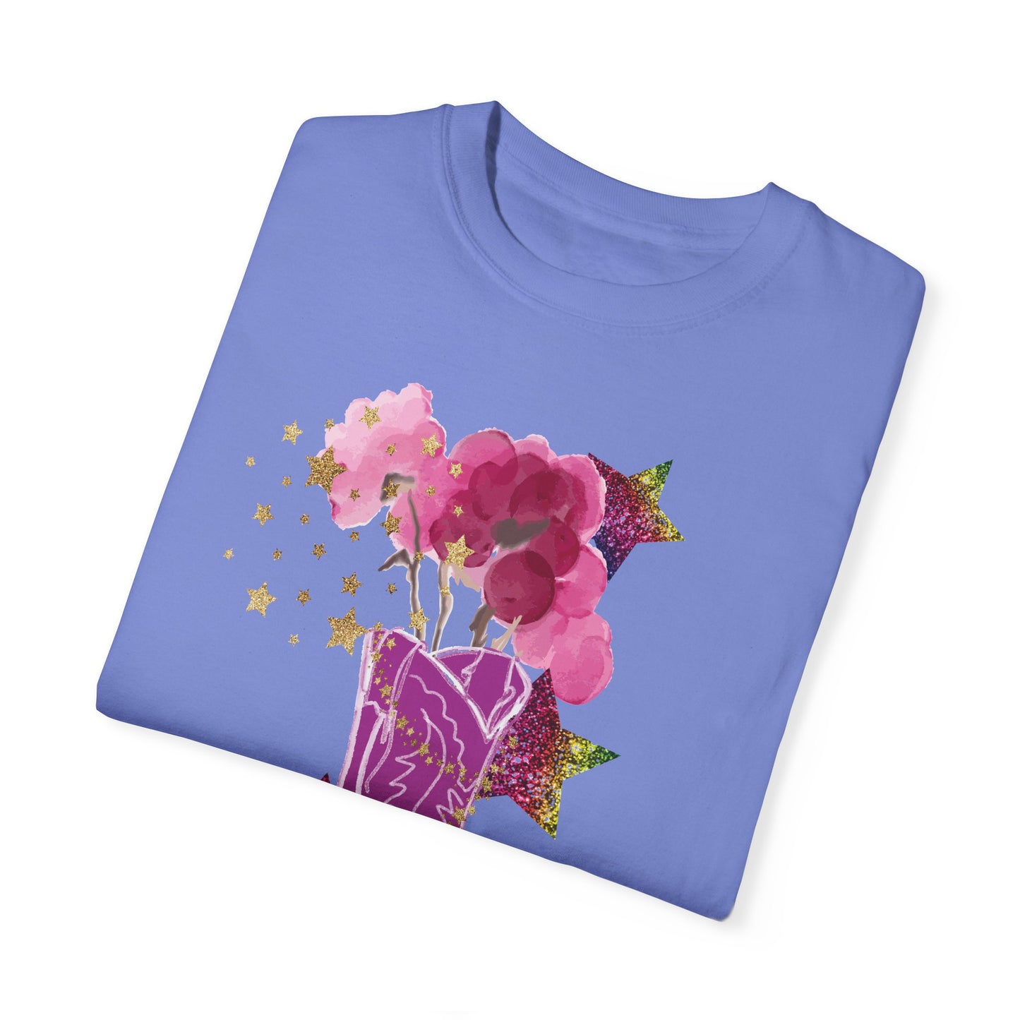 Pink Boots Summer Boxy Tee