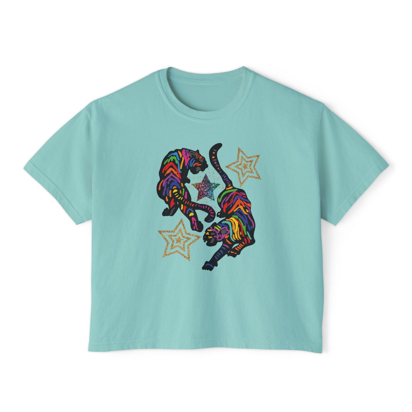 Rainbow Tiger Boxy Crop