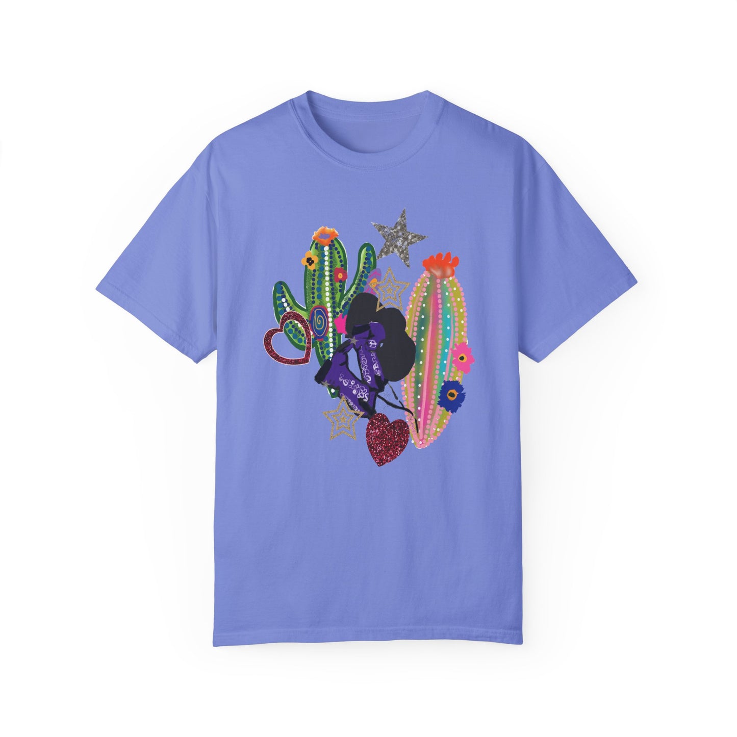 Purple Boots Summer Boxy Tee