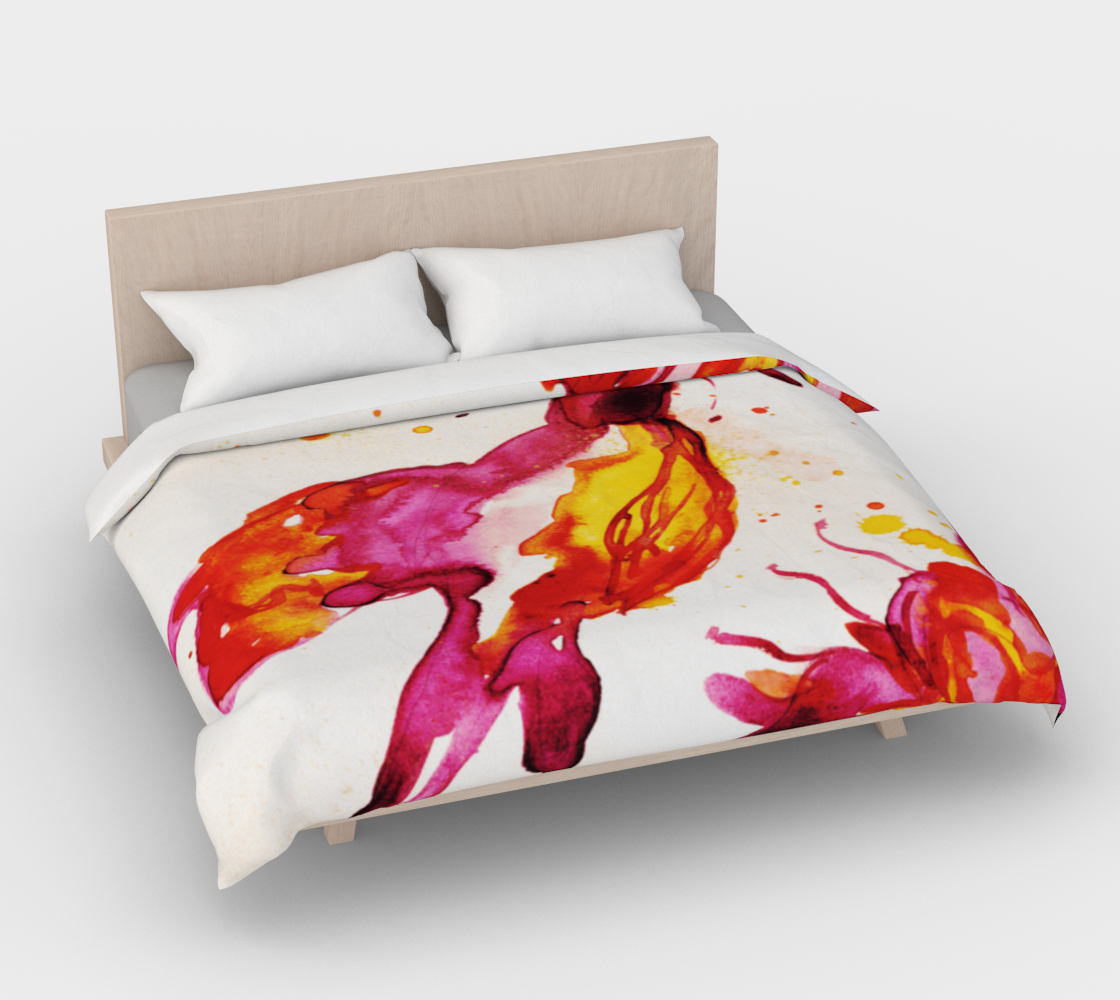 Yellow Belly Duvet Cover