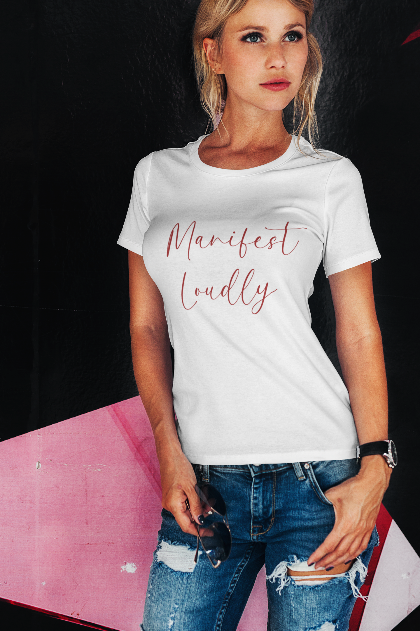 Manifest Loudly Baby Tee