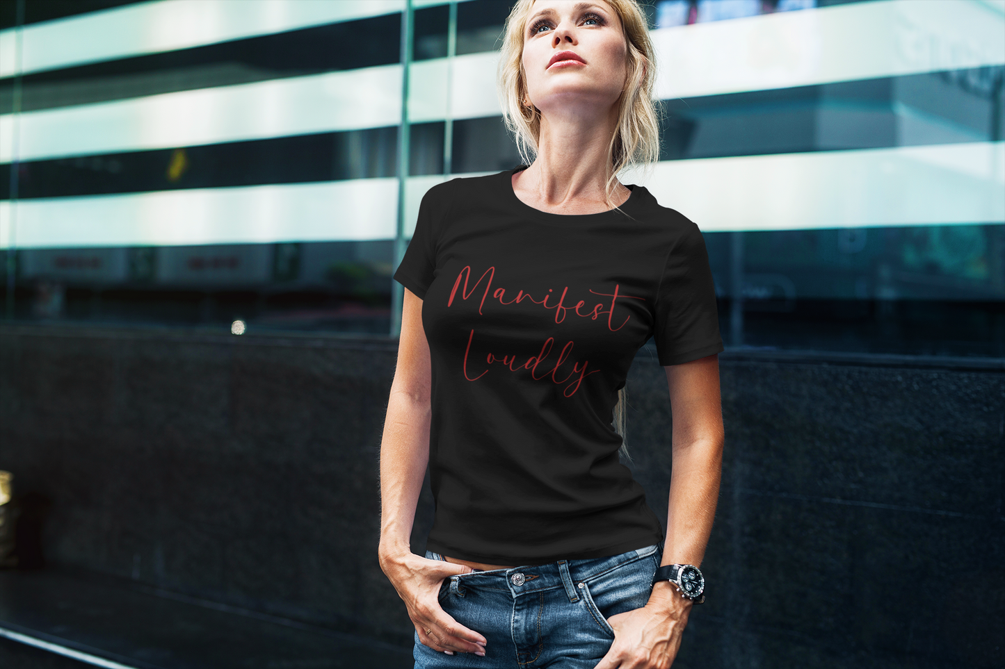 Manifest Loudly Baby Tee
