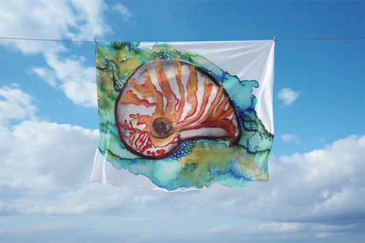 Nautilus Art Print Scarf