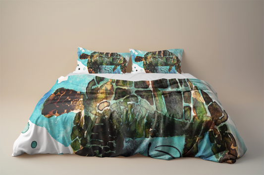 Saltwater Man Duvet Cover