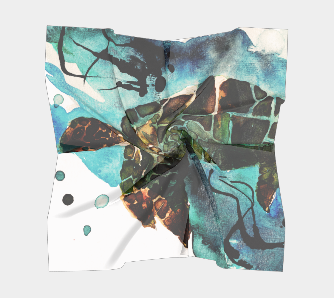 Saltwater Man Art Print Scarf