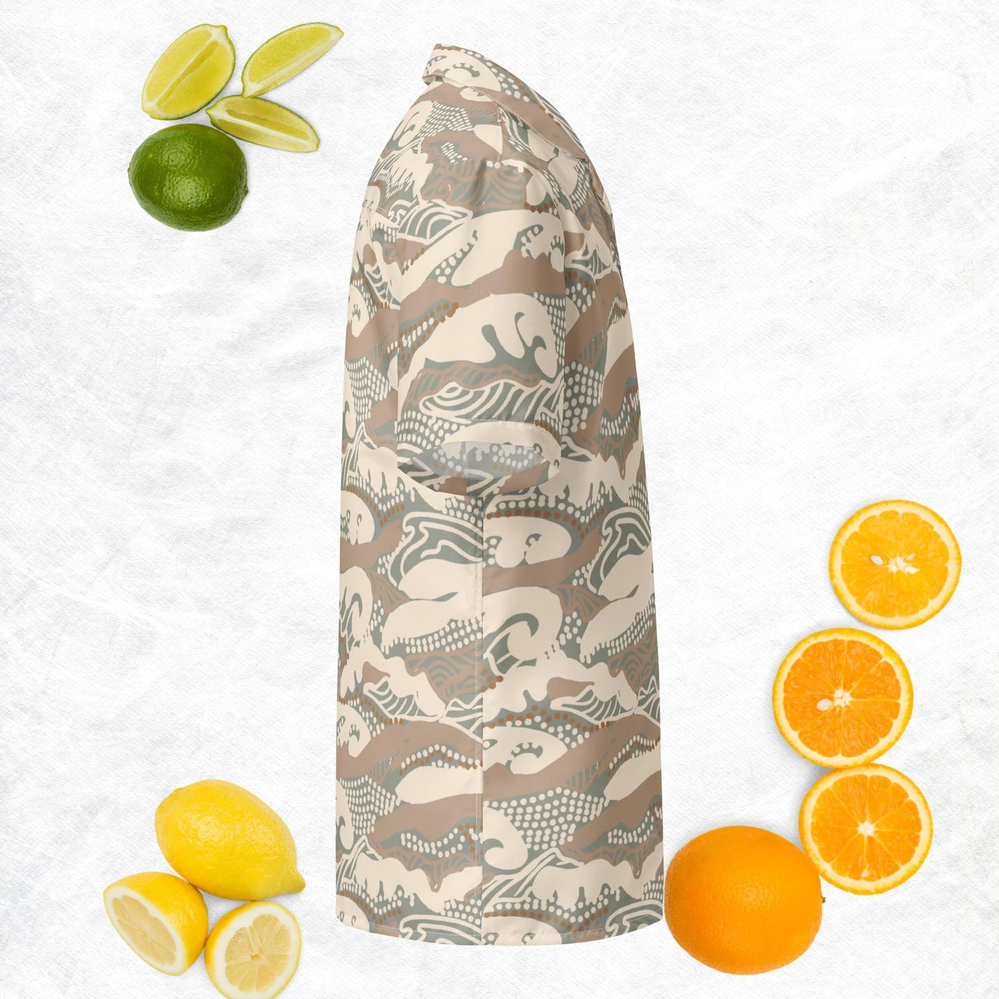 Stormy Waves Button Shirt