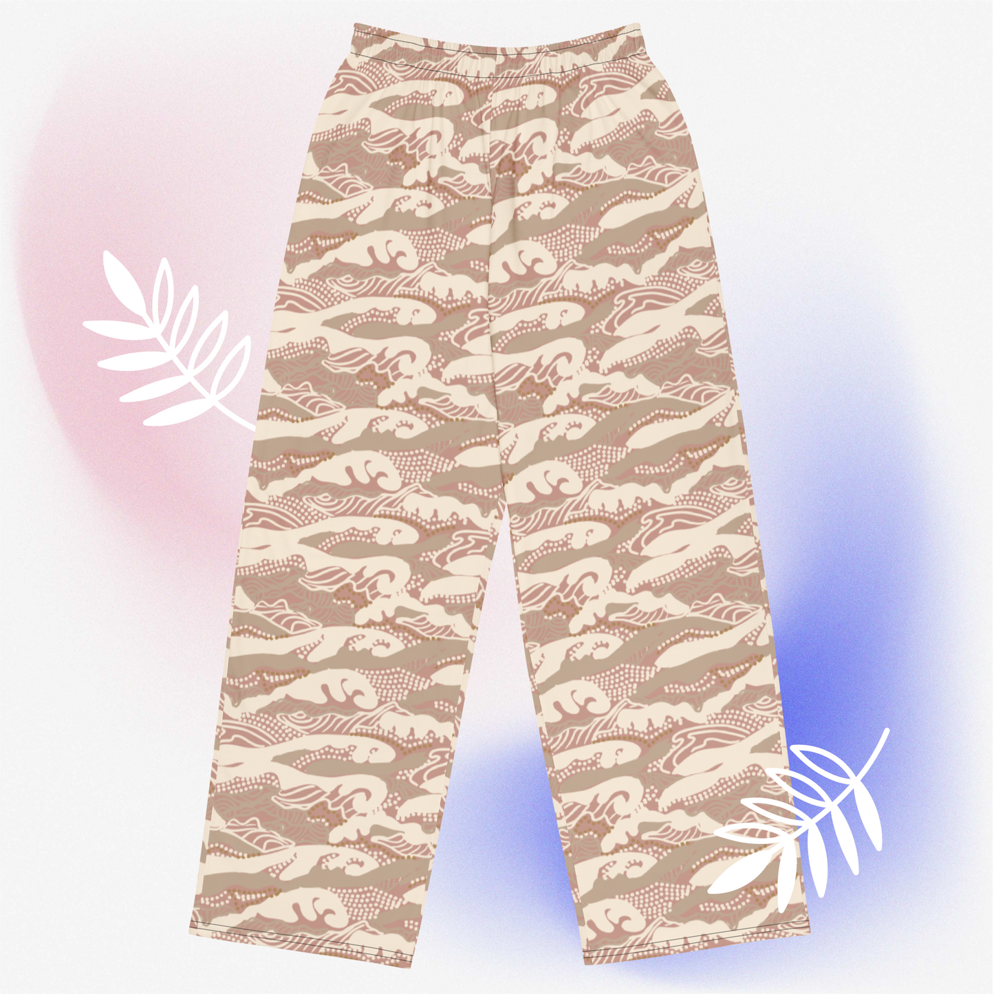 Wave Bold Wide Leg Pants