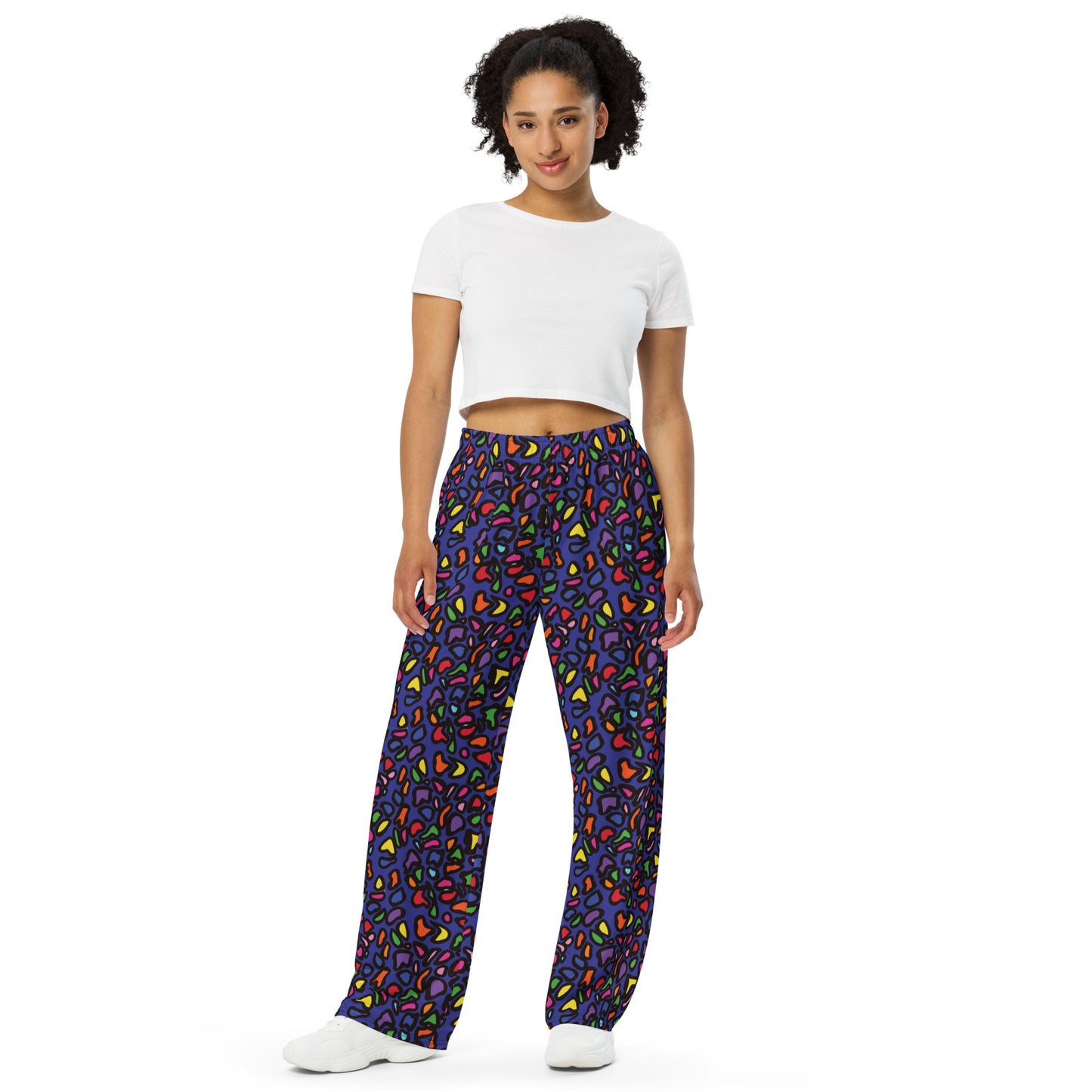 Disco Kitty Bold Wide Leg Pants