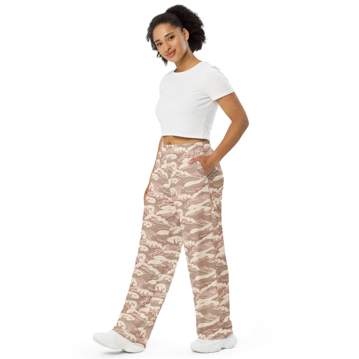 Wave Bold Wide Leg Pants