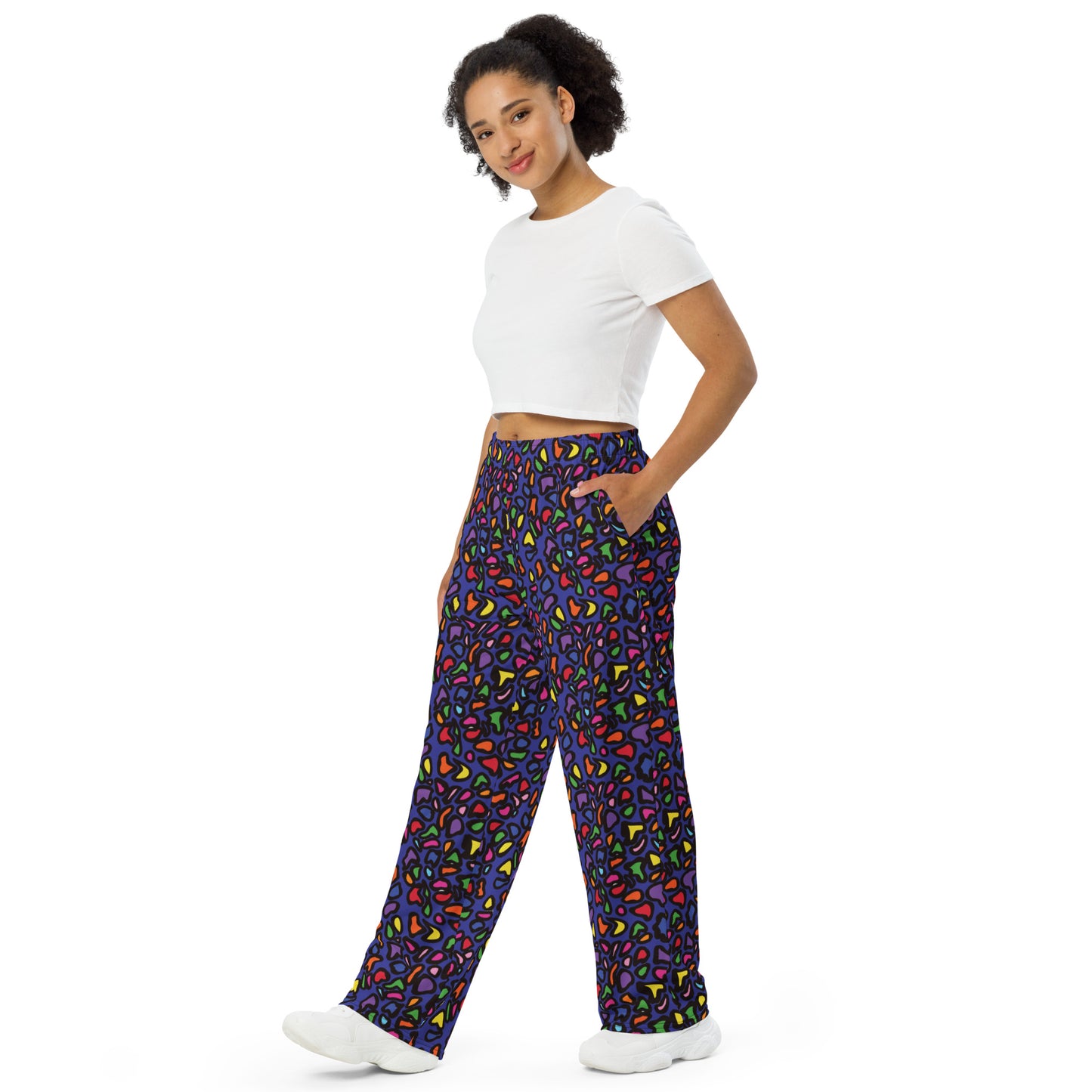 Disco Kitty Bold Wide Leg Pants