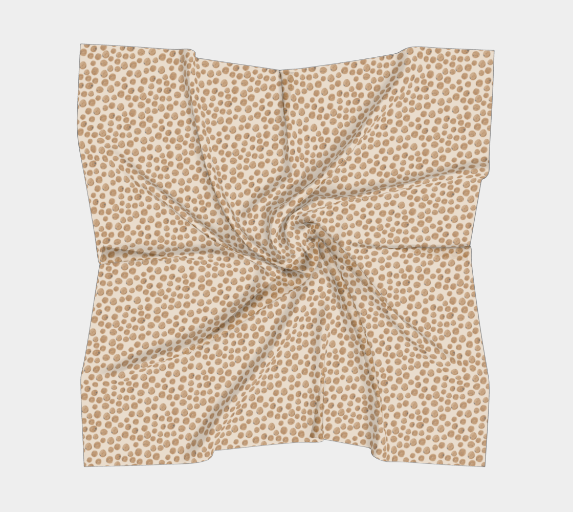 Coral Dot Scarf