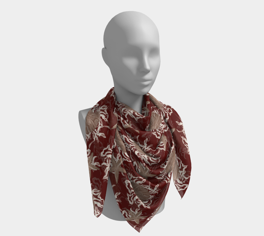 Ruby Seashell Scarf