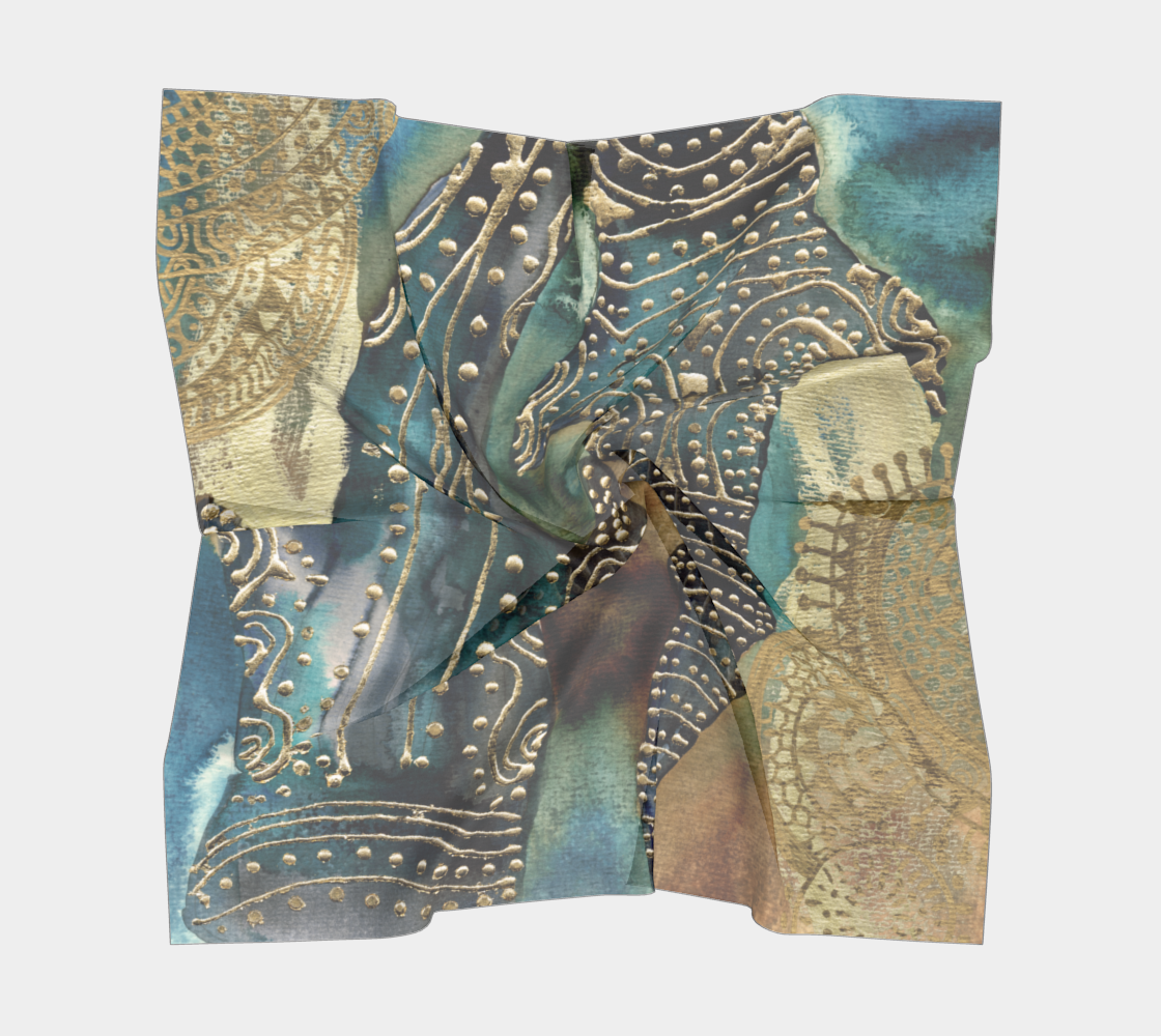 Whale Song Art Print Scarf