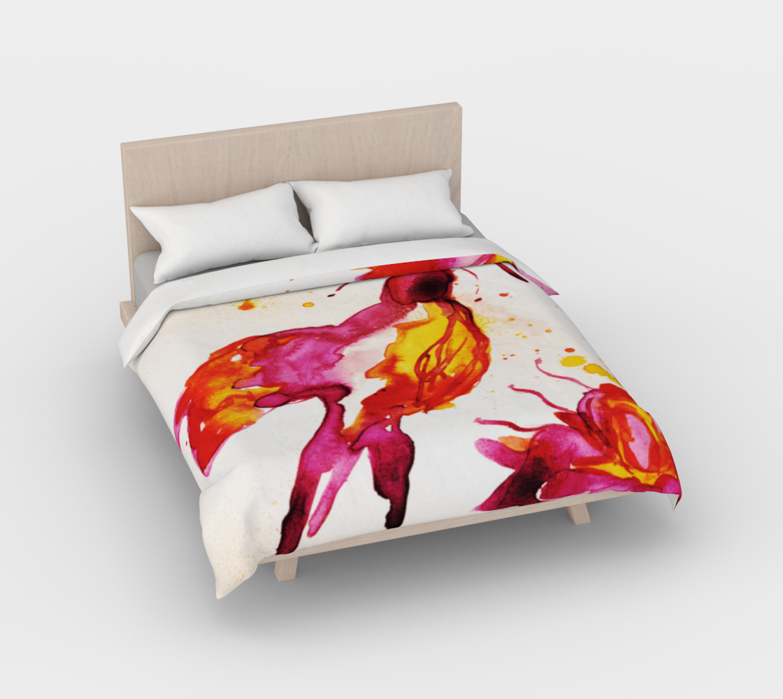 Yellow Belly Duvet Cover