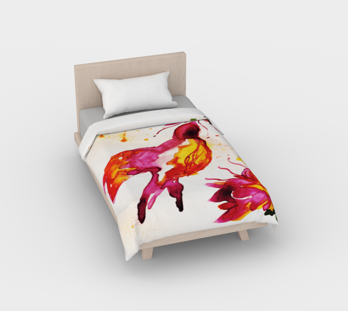 Yellow Belly Duvet Cover